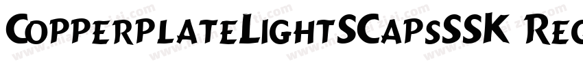 CopperplateLightSCapsSSK Regular字体转换
